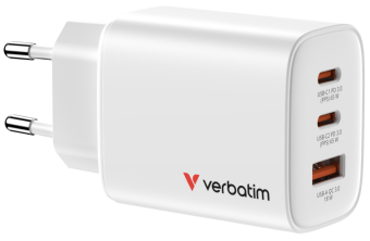 Lādētājs Verbatim Essentials GaN Wall Charger