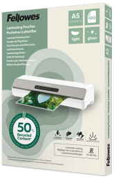 Laminēšanas plēves Fellowes Eco 100gab Gloss
