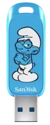 Zibatmiņa Sandisk Smurfs 256GB Brainy Smurf Edition (SDCZIS-256G-G46)