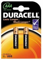Baterijas Duracell AAA Alkaline 2pack (5000394077133)