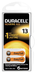 Baterijas Duracell Hearing Aid 13 (A13)