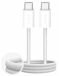 USB kabelis Puro Fabrik USB-C USB-C 1m 100w (PUCCC100WFABK4WHI)