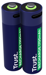 Baterijas Trust USB-C Rechargeable AA Batteries