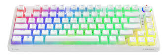 Klaviatūra Savio Wireless Mechanical Phenix White