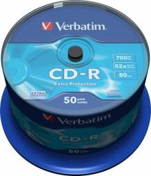 Matricas CD-R Verbatim 700MB 1x-52x Extra