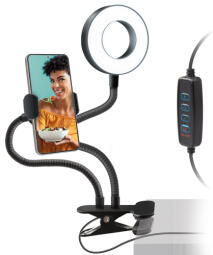 Statīvs SBS Swivel LED ring Table