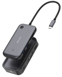 USB-C centrmezgls un bezvadu displeja adapteris