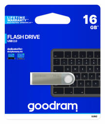 Goodram UUN2 USB 2.0 16GB Silver (UUN2-0160S0R11)