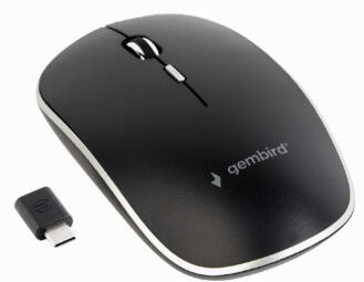 Gembird Silent Wireless Optical Type-C Mouse