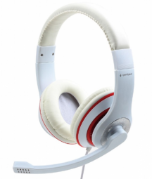 Gembird MHS-03-WTRD White / Red (MHS-03-WTRD)