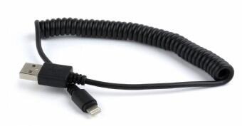 Gembird Spiral Cable USB Male -