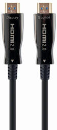 Kabelis Gembird AOC Premium Series HDMI 20m, HDMI 2.0 4K UHD (CCBP-HDMI-AOC-20M-02)