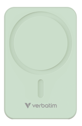 Enerģijas krātuve Verbatim Charge n Go 20000mAh Magnetic Wireless Charge Green (32224V)