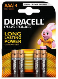 Baterijas Duracell AAA Alkaline 4pack (5000394077164)