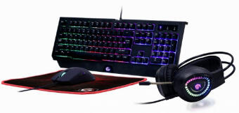 Gembird 4-in-1 Backlight Gaming Kit Phantom