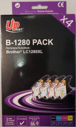 UPrint Brother LC-1280 4PACK BK/ C/