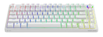 Klaviatūra Savio Wireless Mechanical Phenix White