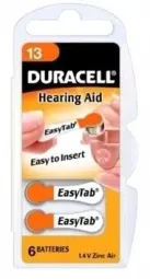 Baterijas Duracell Activair 312 6 pack