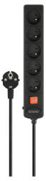 Pagarinātājs Savio Surge Protection Power Strip 5 sockets 1.8m (LZ-16)