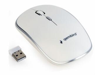 Gembird MUSW-4B-01 Wireless White (MUSW-4B-01-W)