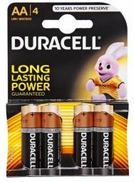 Baterijas Duracell AA Alkaline 4pack (5000394076952)