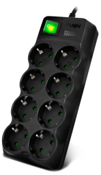 Strāvas pagarinātājs Sven SF-08E-16 8 sockets 3m (SV-021610)
