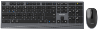 Klaviatūra un pele Gembird Desktop set Dual-mode US (KBS-WPS-02)