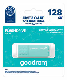 Goodram UME3 Care USB 3.0 128GB Turquoise (UME3-1280CRR11)
