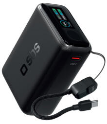 Enerģijas krātuve SBS 10000mAh 40W PD3.0 AVS USB-C with Display (TTBB10000TFTPD40)
