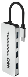 USB hubs Greencell 4 PORT USB-C 3.0 (HUB-GC-C4A)