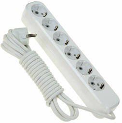 Pagarinātājs Belight Extension Cord with 6 sockets Earthed 3m (5901854565507)