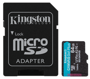 Atmiņas karte Kingston microSD Canvas Go