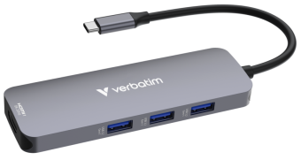Dokstacija Verbatim USB-C Pro Multiport Hub 8 Port (32151V)