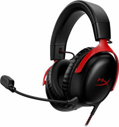 Austiņas HyperX Cloud III Black / Red (727A9AA)