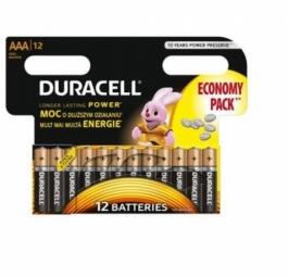 Duracell LR03 AAA Batteries - 12
