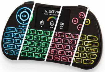 Savio KW-03 RGB Illuminated Wireless Keyboard