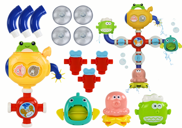 LEAN TOYS Rotaļlieta vannai ROBOTS 78488