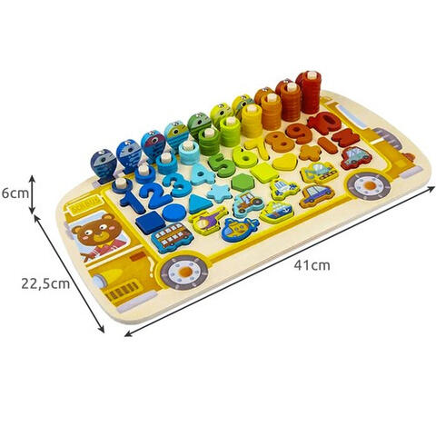 Kruzzel Koka puzle-sortieris 6-in-1 22636