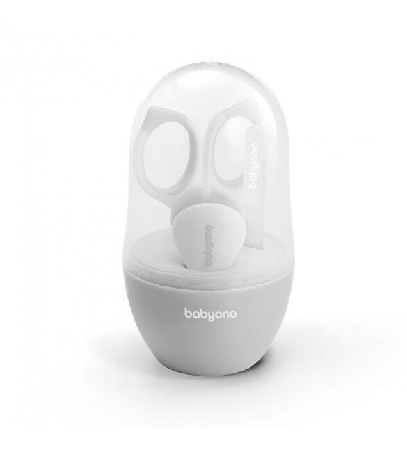 BabyOno Manikīra komplekts futrālī 398/03 grey