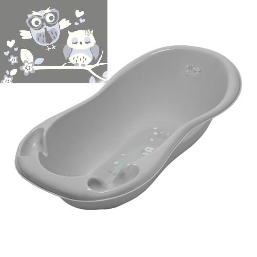 Ванна 102 cm со сливом OWL grey SO-005OD-106