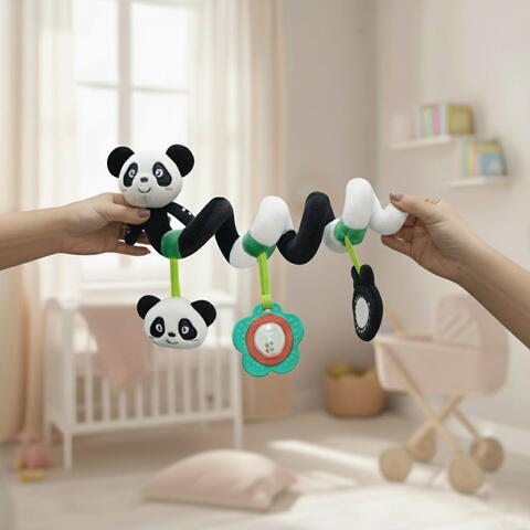 Bocioland Plīša spirāle PANDA BOO BL241