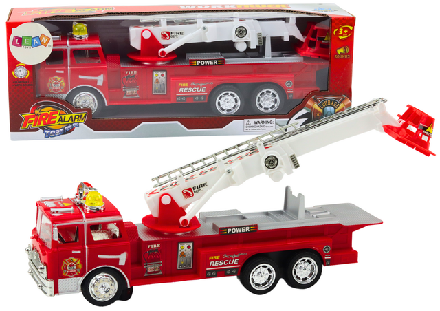 LEAN TOYS Ugunsdzēsēja mašīna (skaņas,gaismas)