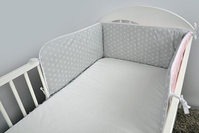 ANKRAS Apmale 180 cm ROSETTE grey/pink