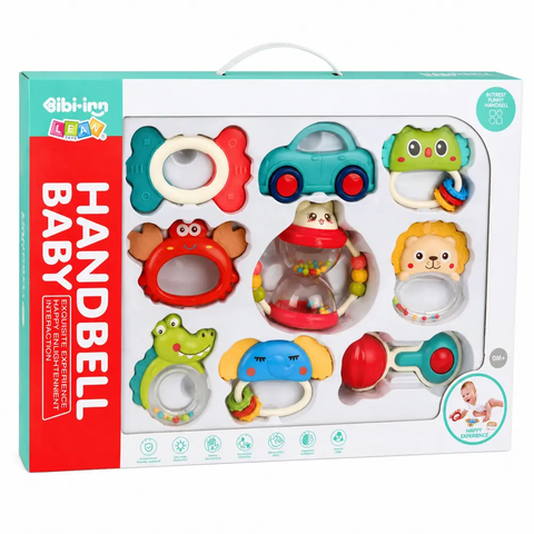 LEAN TOYS Grabuļu komplekts, 9 gabali