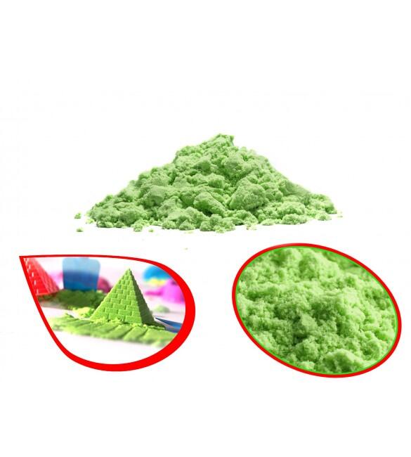 Kinētiskās smiltis 1 kg GREEN KIK-9568/3
