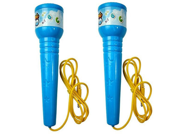 LEAN TOYS Karaoke mikrofoni ar statīvu