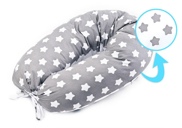 Sensillo Spilvens-pakavs GREY STARS 2272