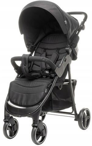 4BABY Ratiņi RAPID black -izpārdošana