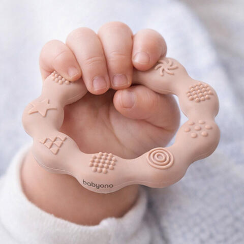BabyOno Zobu graužamais elastīgs RING 825/04