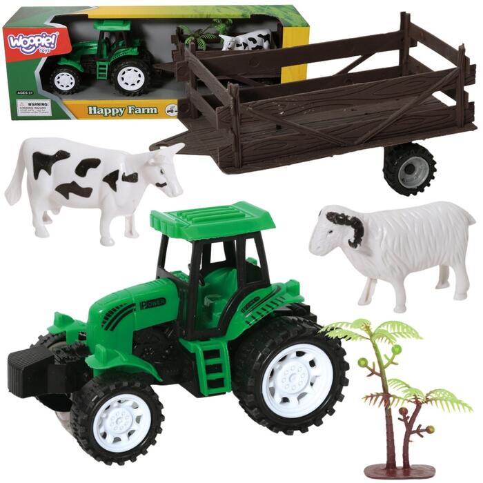 Woopie Toys Lauksaimniecības traktors ar piekabi